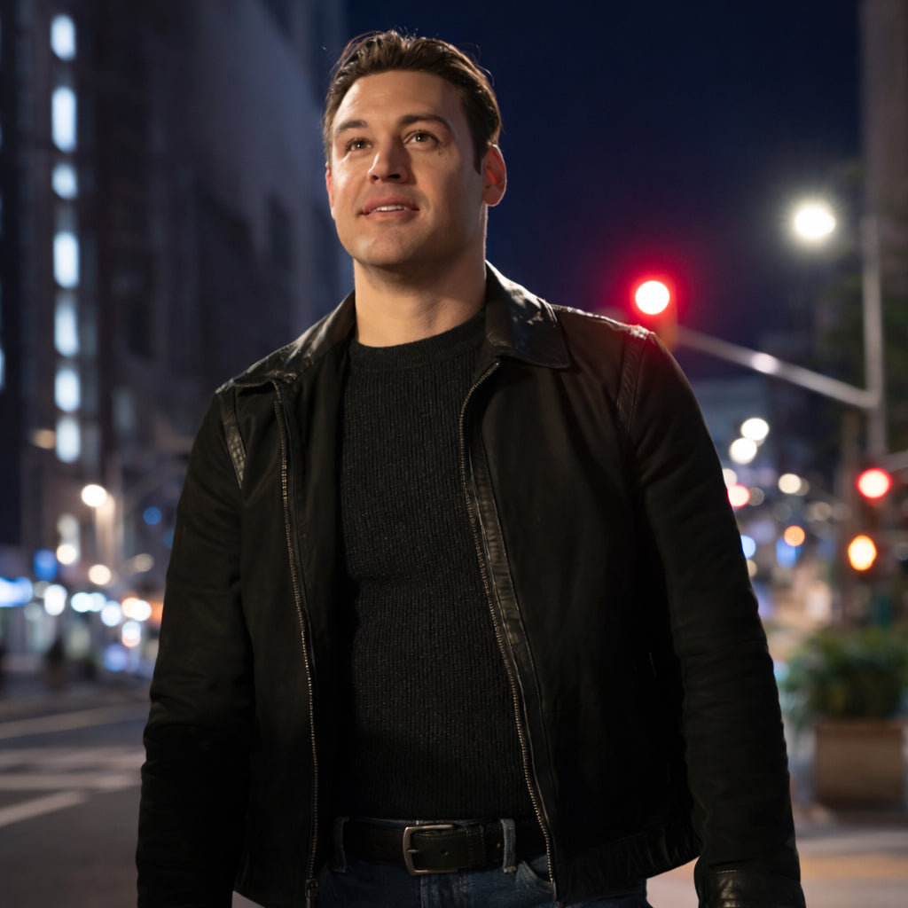 Ryan Guzman 9-1-1 Nashville Black Jacket