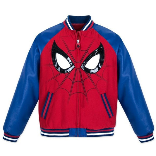 90s Spider Man Letterman Jacket