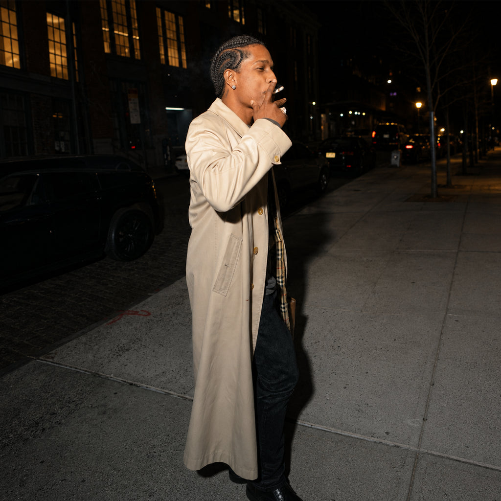 Birthday Celebration 2026 A$AP Rocky Beige Coat