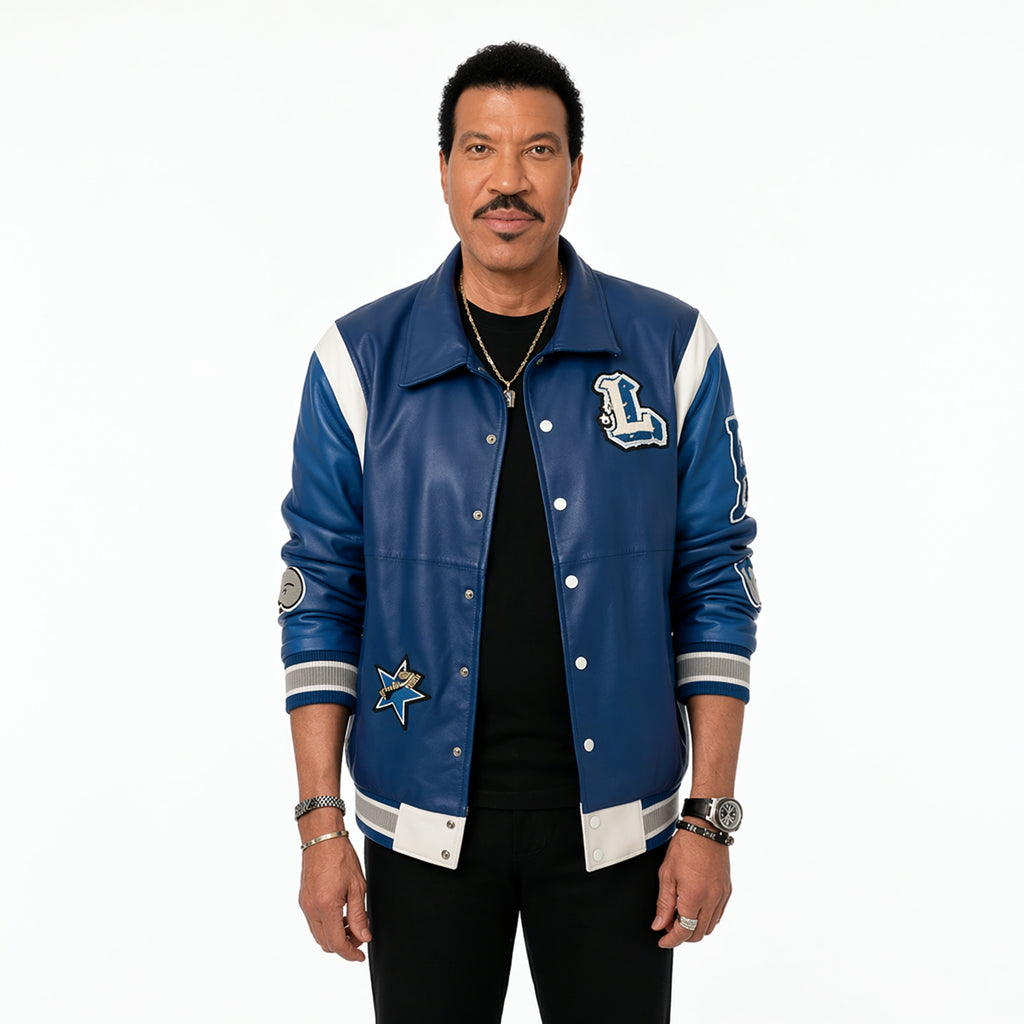 Lionel Richie American Idol S24 Leather Jacket