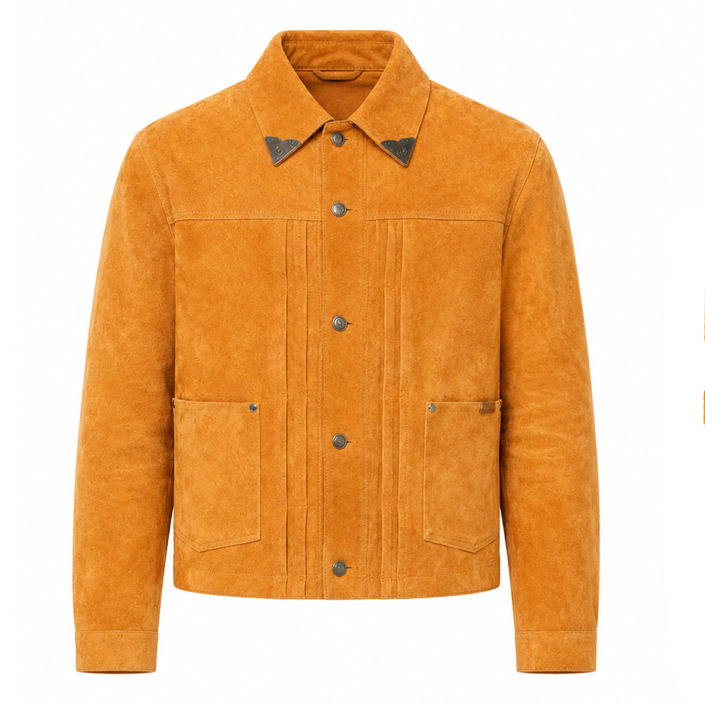 Baywatch Reboot Premiere Noah Beck Brown Jacket