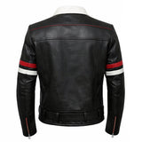 Bike Racer Black Leather Jacket