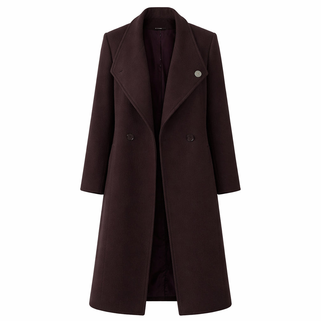 Gloria Reuben Boston Blue Brown Coat