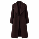 Gloria Reuben Boston Blue Brown Coat