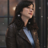 Boston Blue Season 01 Maria Baez Leather Jacket