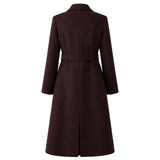 Gloria Reuben Boston Blue Brown Coat