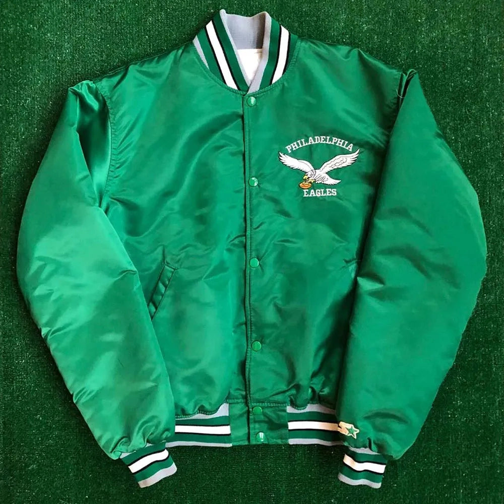 Bradley Cooper Philadelphia Eagles Green Jacket