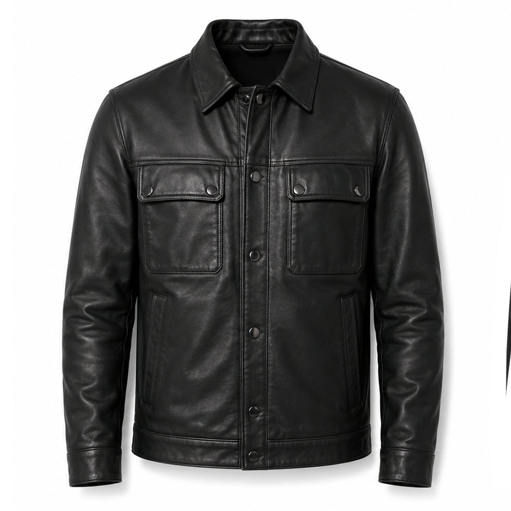 Grammy Museum Bret Domrose Leather Jacket