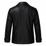 CIA S01 Colin Glass Leather Coat
