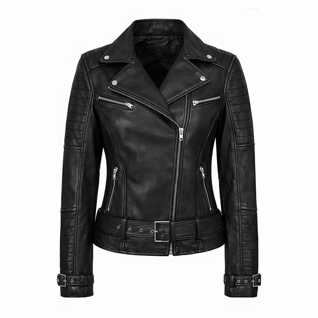 Cafe Racer Distressed Leather Jacket