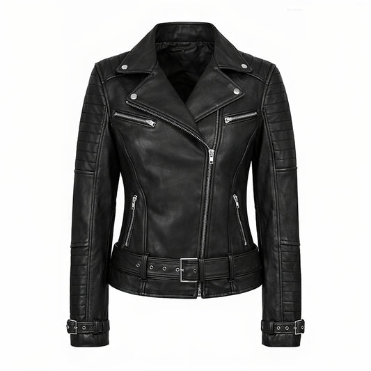 Cafe Racer Distressed Leather Jacket