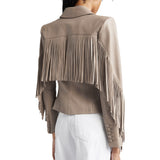 Calamigos Ranch Celebration Malin Akerman Leather Blazer