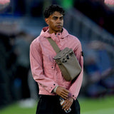 Lamine Yamal Camp Nou stadium Pink Jacket