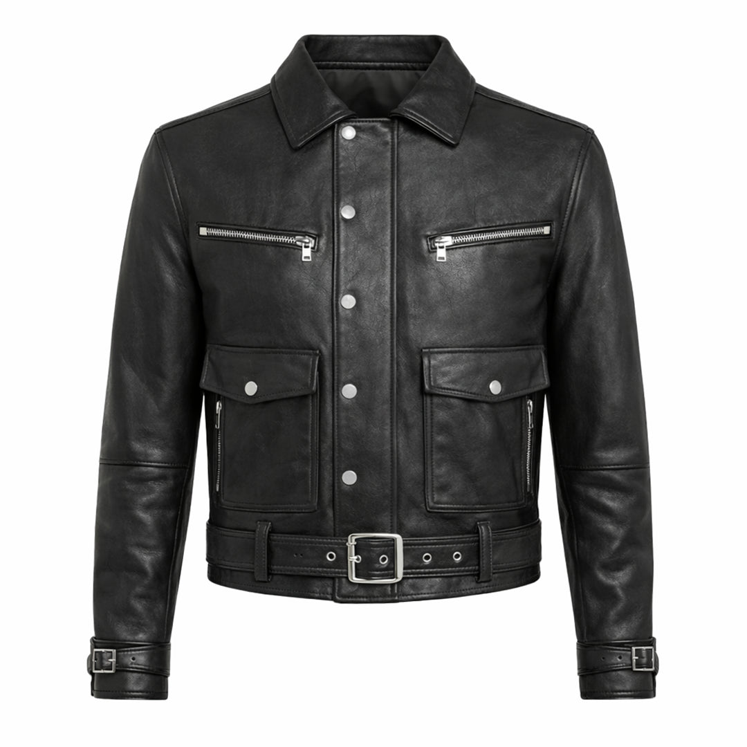 Classic Black Leather Jacket