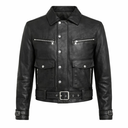 Classic Black Leather Jacket