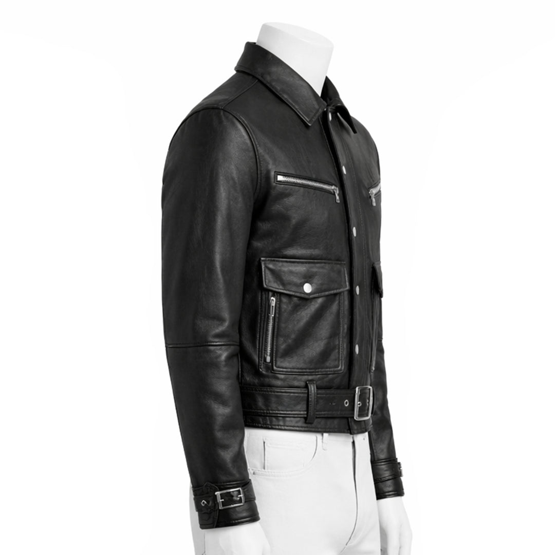 Classic Black Leather Jacket