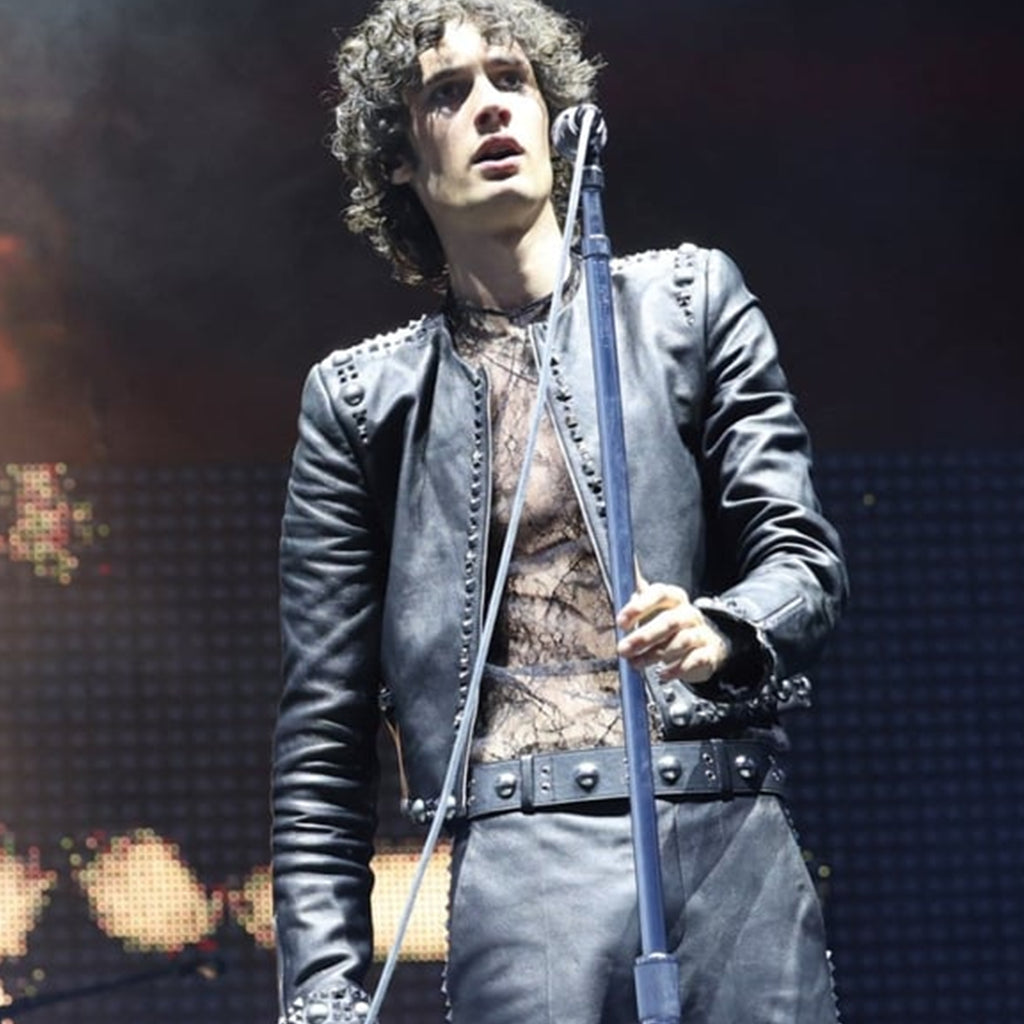 Coachella Sombr Leather Jacket
