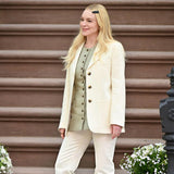 Lindsay Lohan Count Me Lies S01 White Blazer