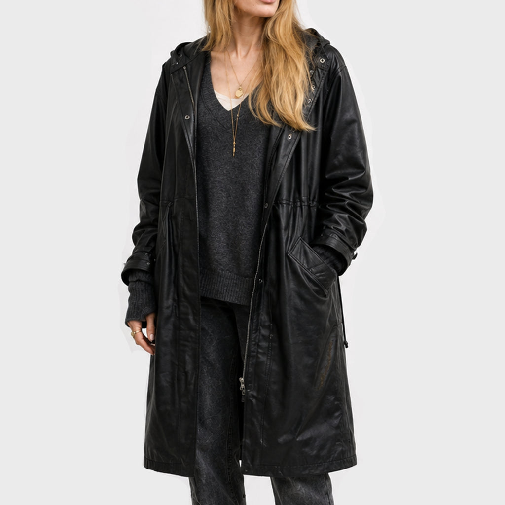 Couture 2026 Angelina Jolie Leather Coat