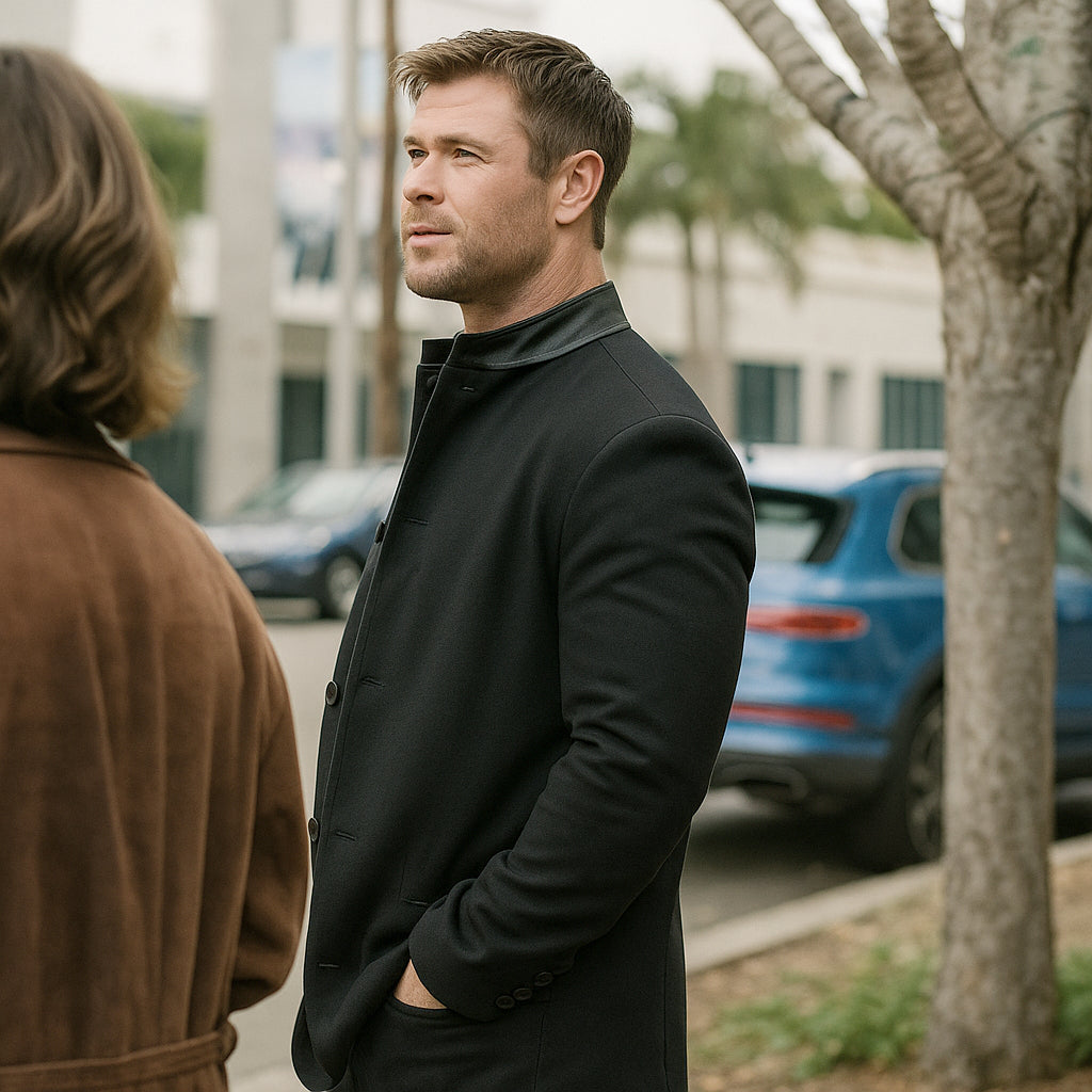 Chris Hemsworth Crime 101 Jacket