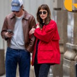 NY City Dakota Johnson Red Jacket