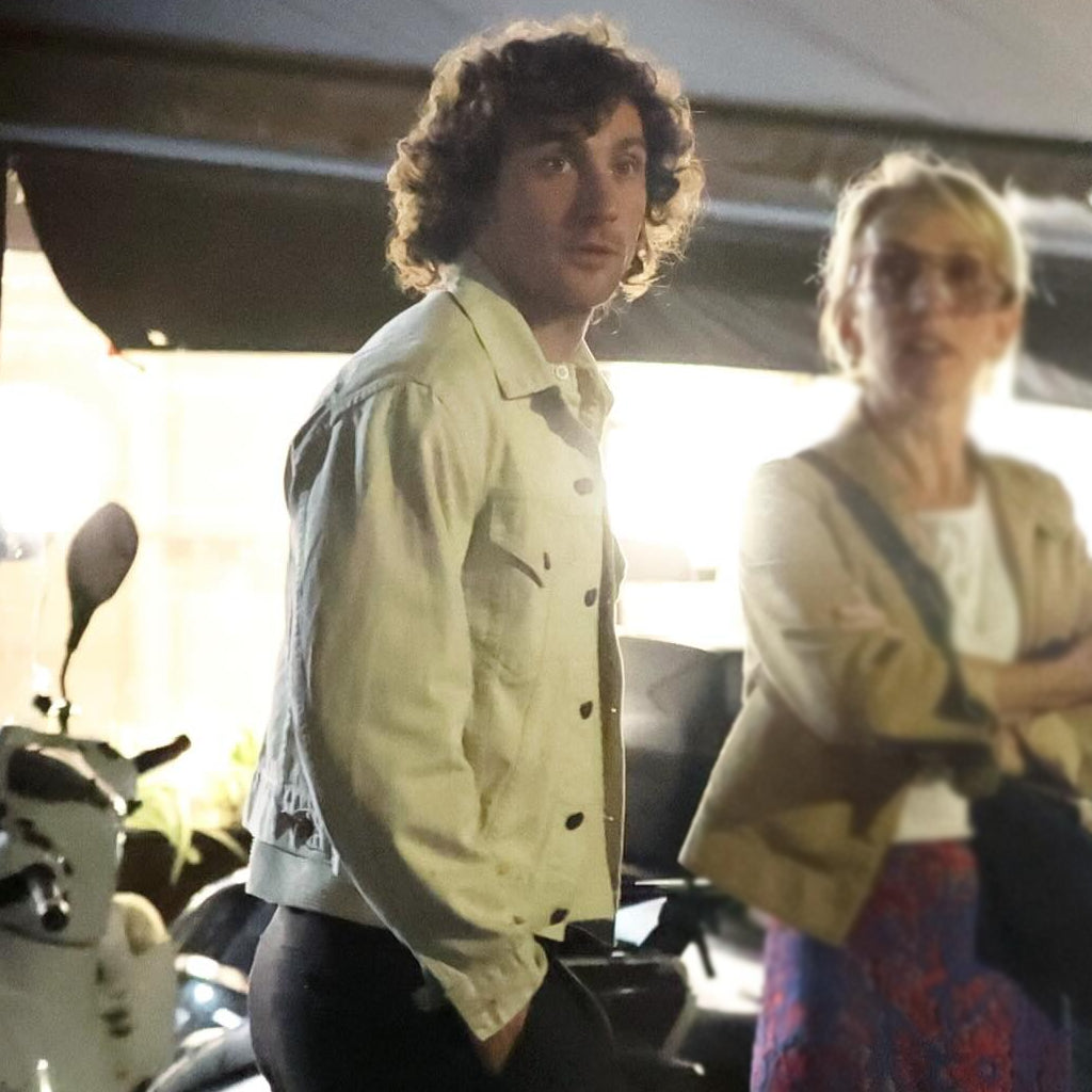 Date Night Italy Aaron Taylor-Johnson Cotton Jacket