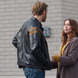 Disclosure Day Wyatt Russell Black Leather Jacket