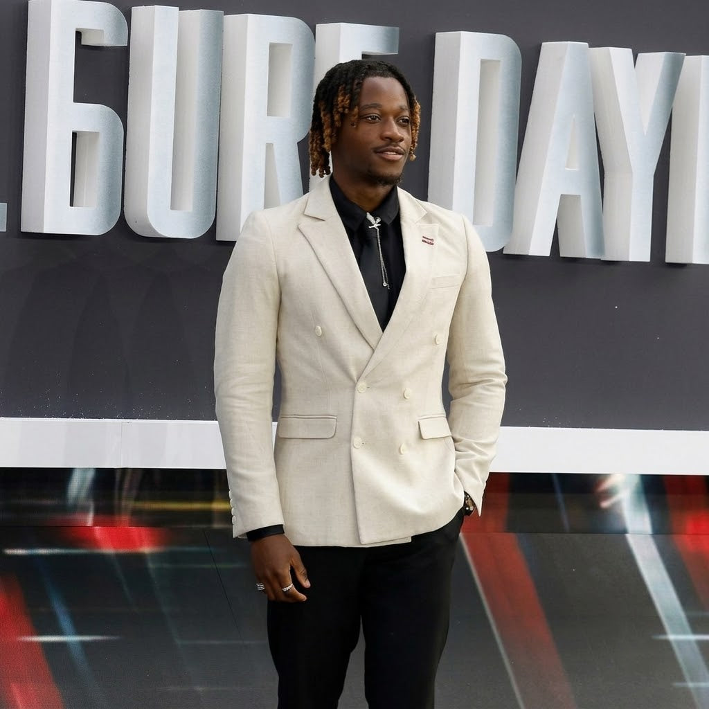 Disclosure Day London 2026 Jesse Saah Suit