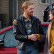 Disclosure Day Wyatt Russell Black Leather Jacket