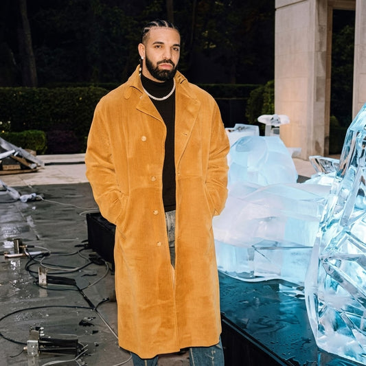 Drake Iceman 2026 Suede Coat