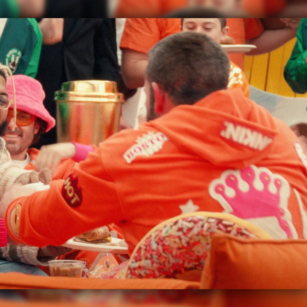 Ben Affleck DunKings Orange Tracksuit