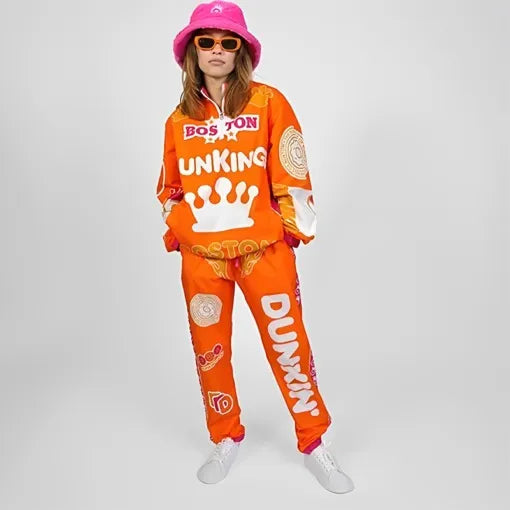 Boston Dunkings Orange Tracksuit