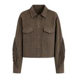 Dutton Ranch S01 Natalie Alyn Lind Fringe Jacket