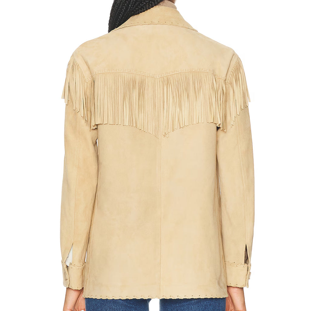 Dutton Ranch Promo Annette Bening Suede Jacket