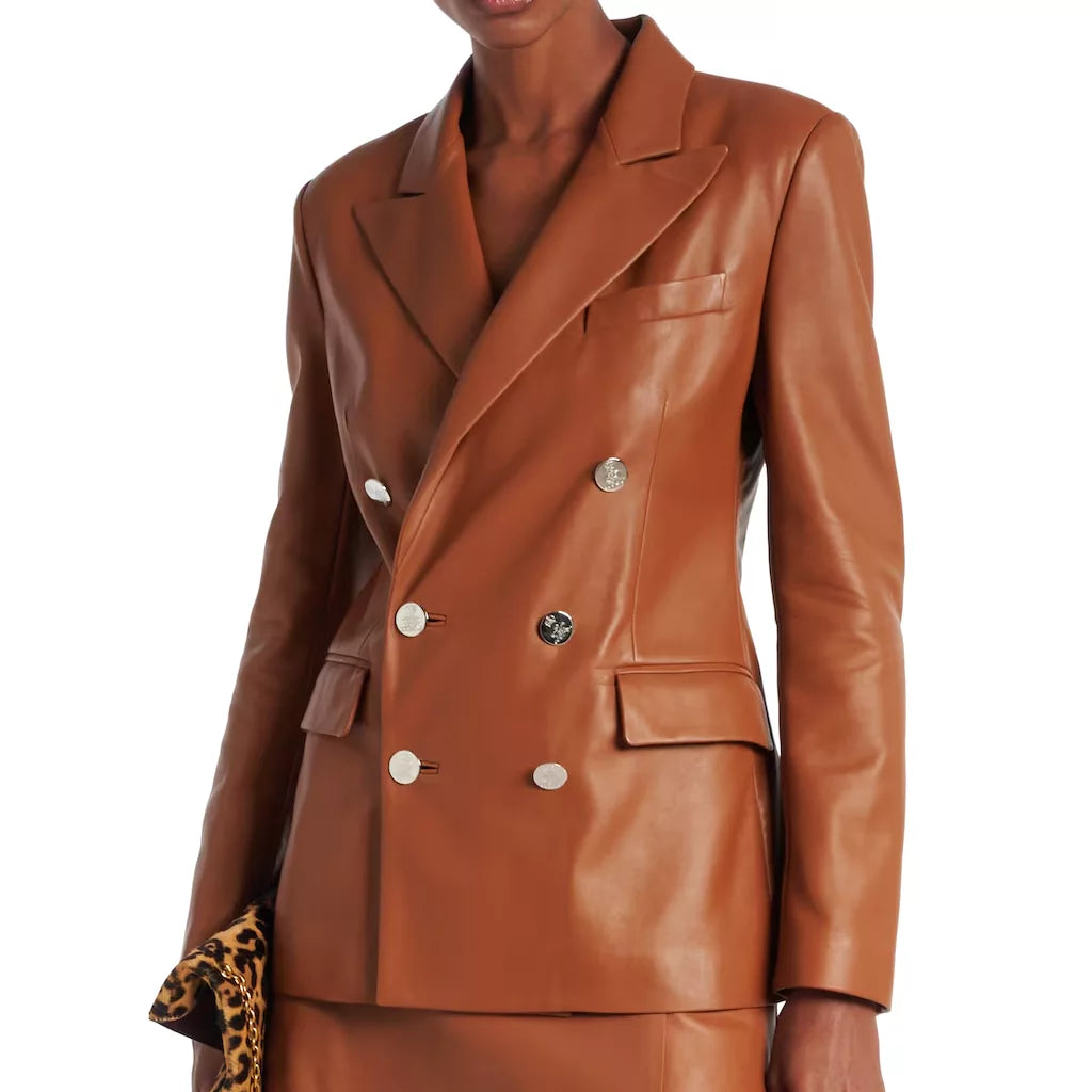 Dutton Ranch S02 Annette Bening Leather Blazer