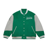 90s Eagles Letterman Green Jacket