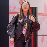F1 Grand Prix 2026 Brie Larson Black Jacket