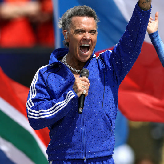 Robbie Williams FIFA 2026 Blue Jacket