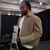 Fanatics Fest Jalen Brunson Beige Jacket