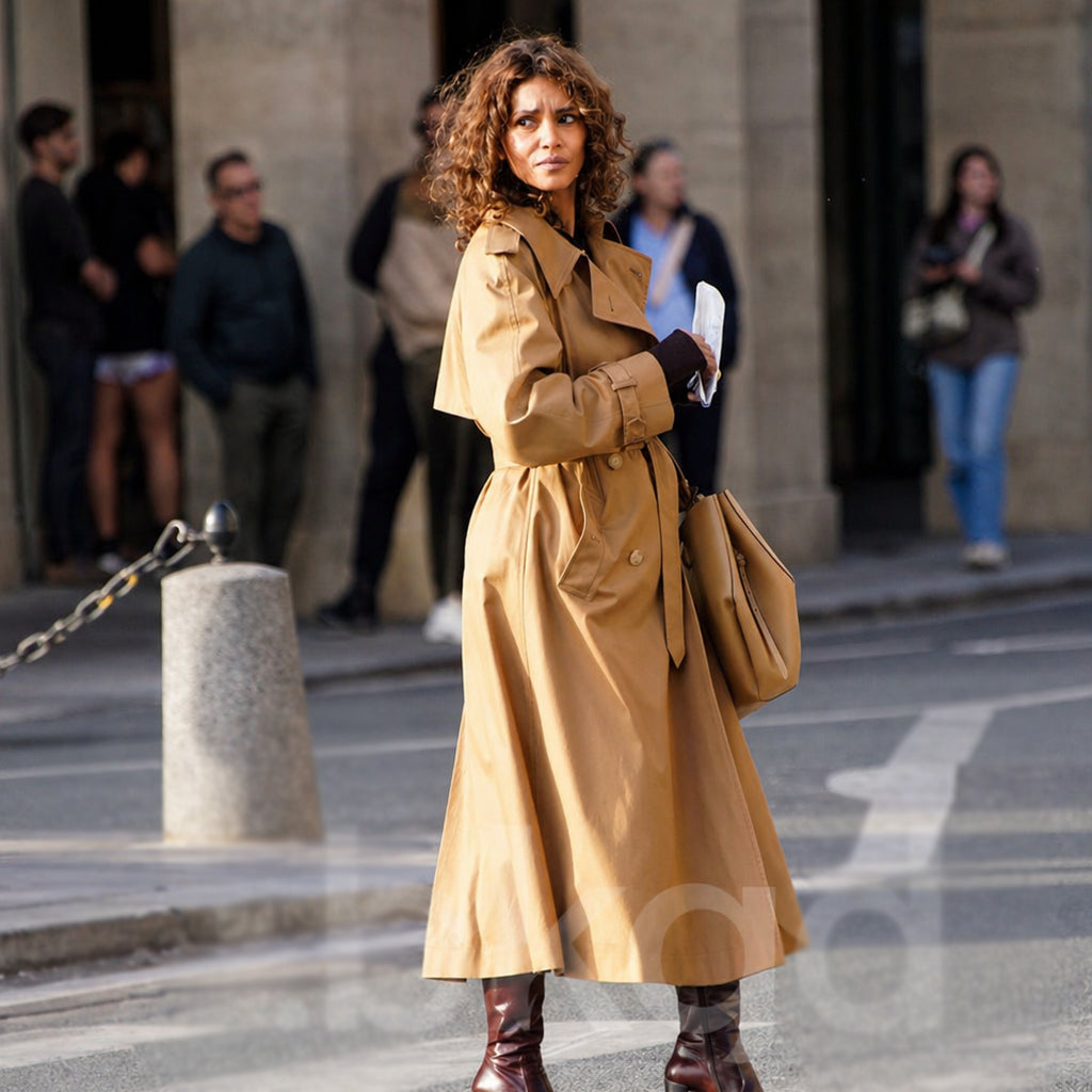 Halle Berry Fleur Cotton Coat