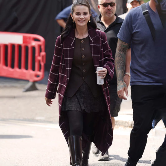 London 2026 Only Murders In The Building S6 Selena Gomez Coat
