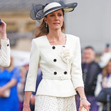 Garden Party Kate Middleton White Blazer