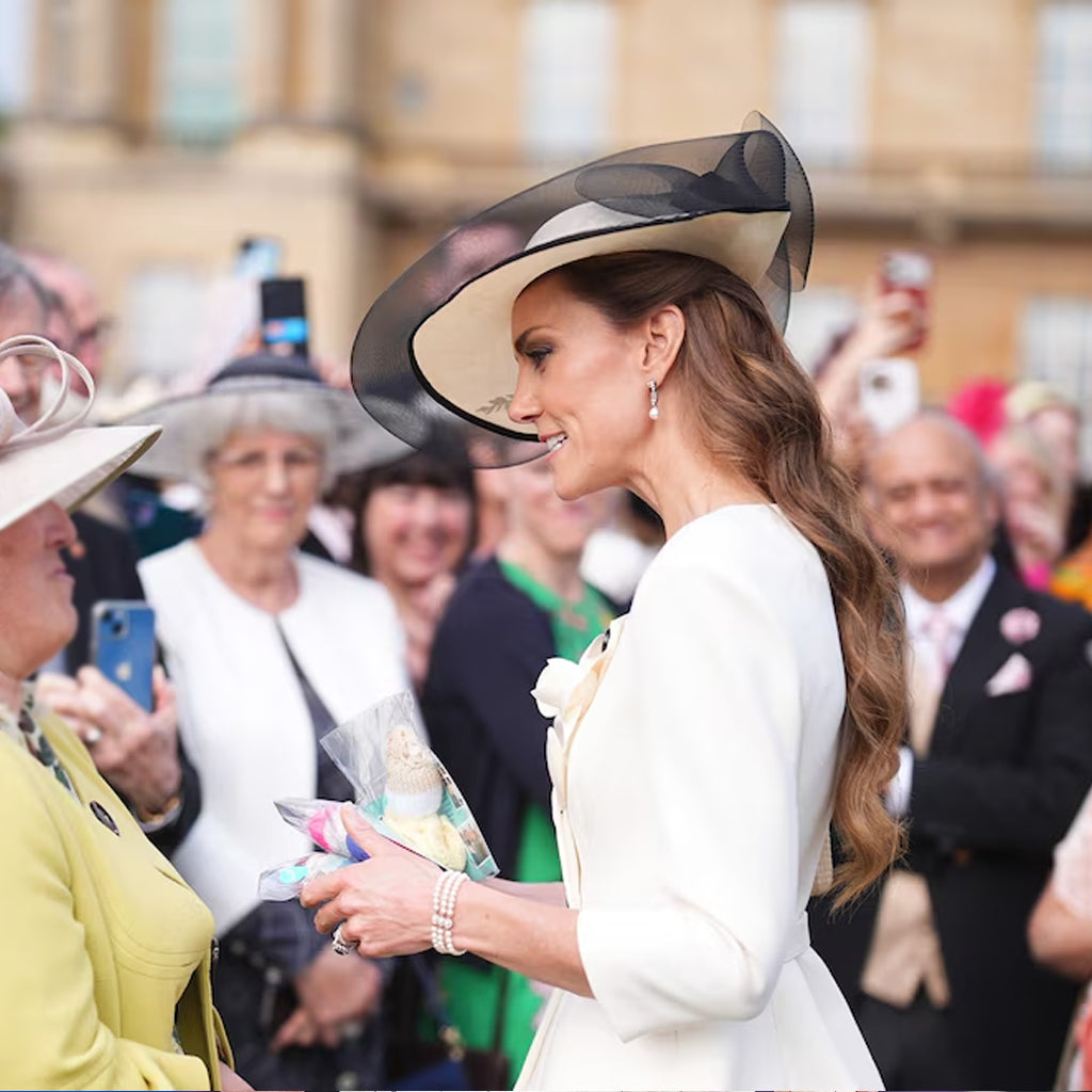 Garden Party Kate Middleton White Blazer