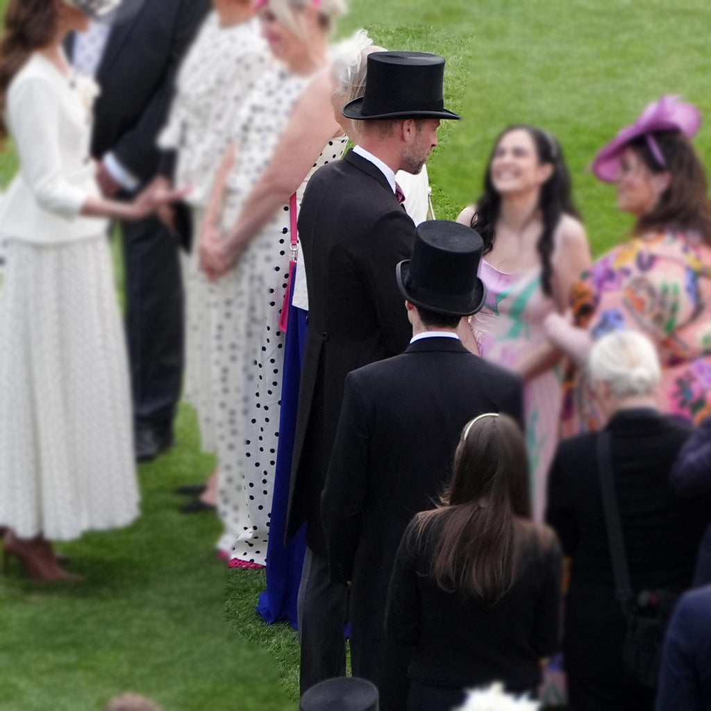 Garden Party Prince William Black Coat