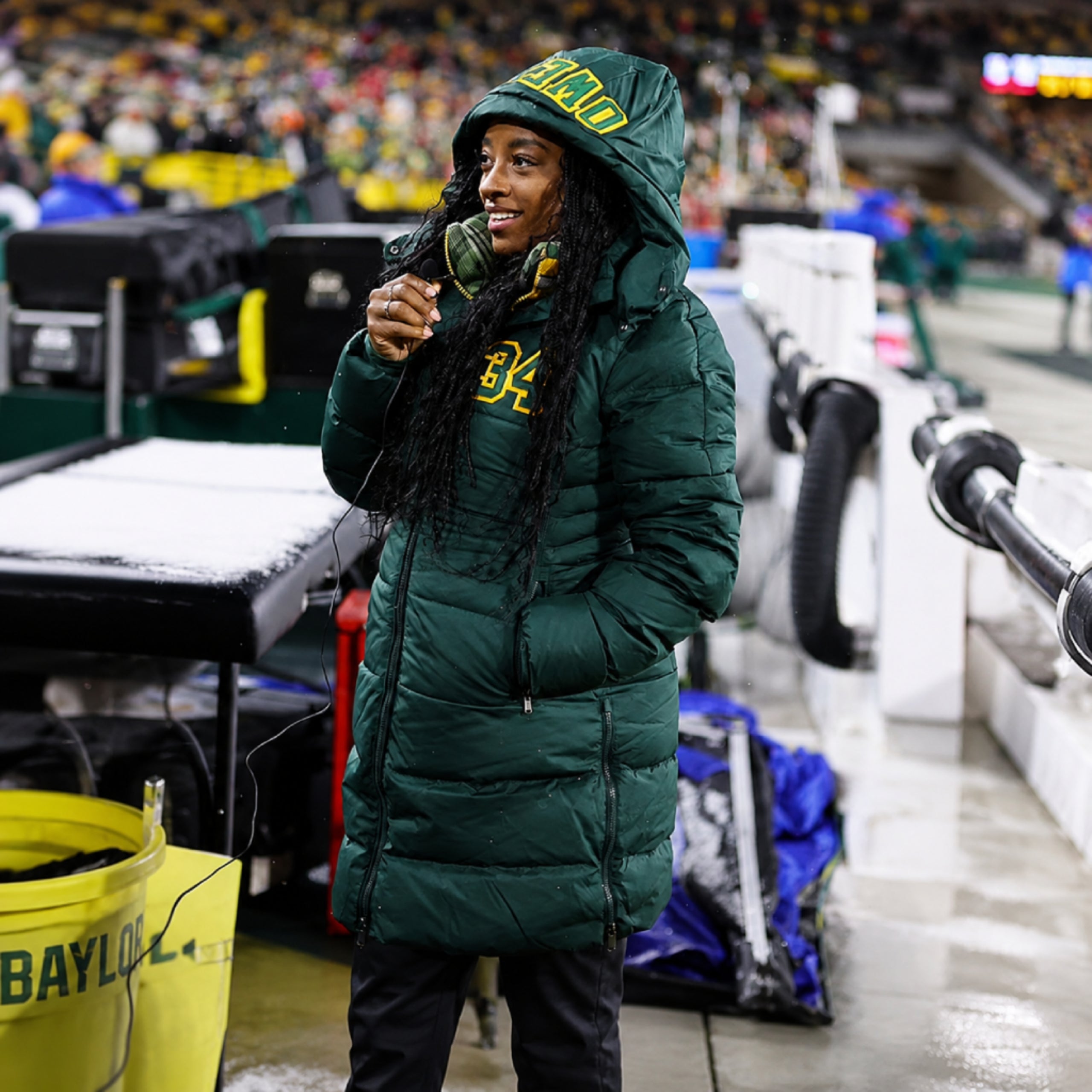 Team Green Bay Packers Simone Biles Jacket
