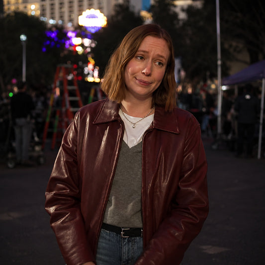 Hacks S05 Hannah Einbinder Leather Jacket