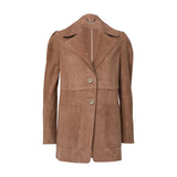Helen Hunt Hacks S08 Suede Leather Jacket