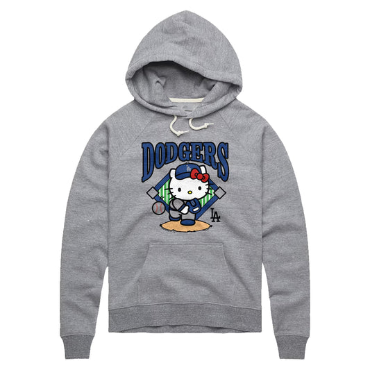 LA Dodgers Hello Kitty Grey Hoodie