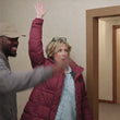Host Erin Napier Home Town S10 Red Coat