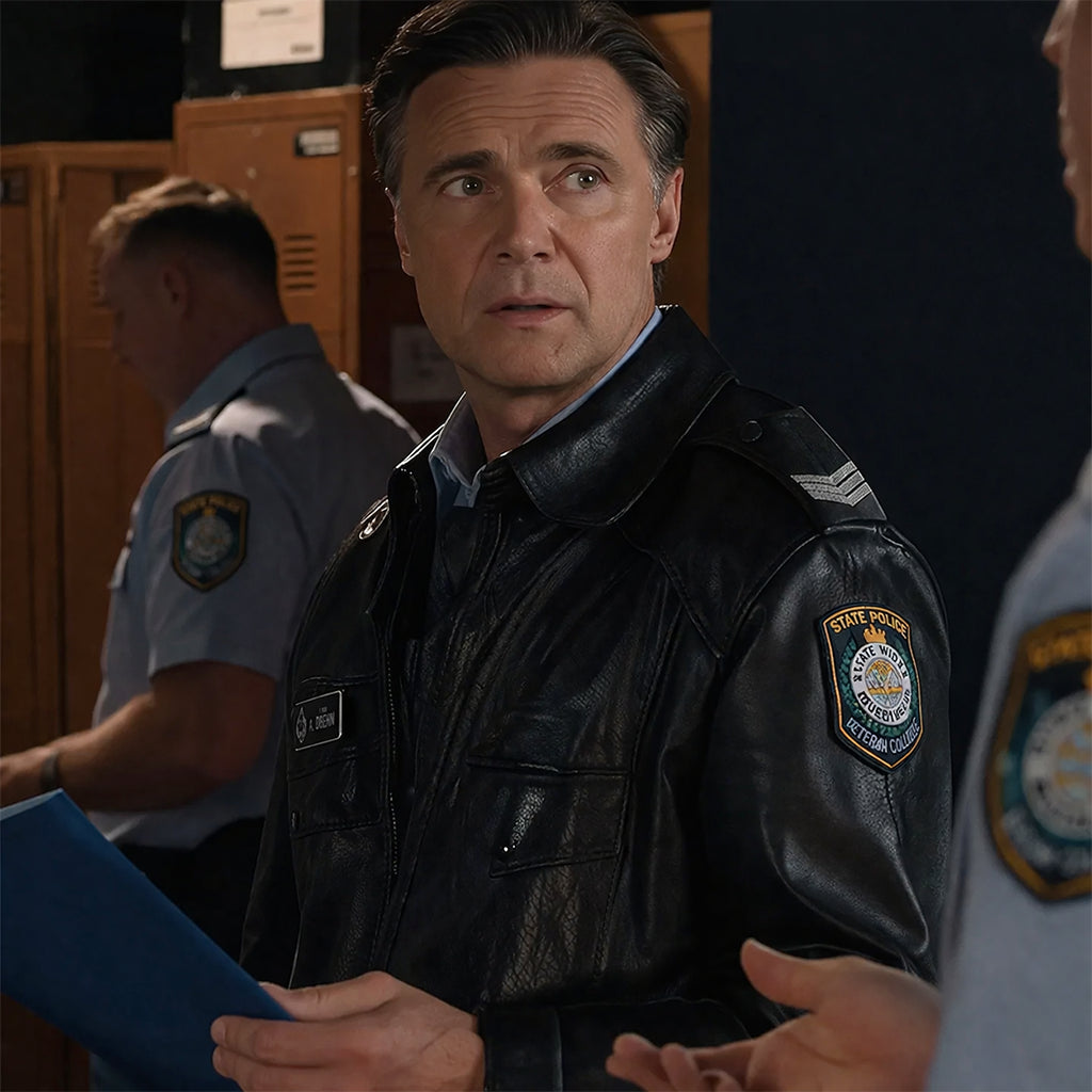 Home and Away Jeremy Lindsay Taylor Black Jacket